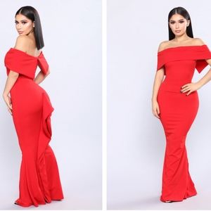 Penthouse Floor Dress - Red